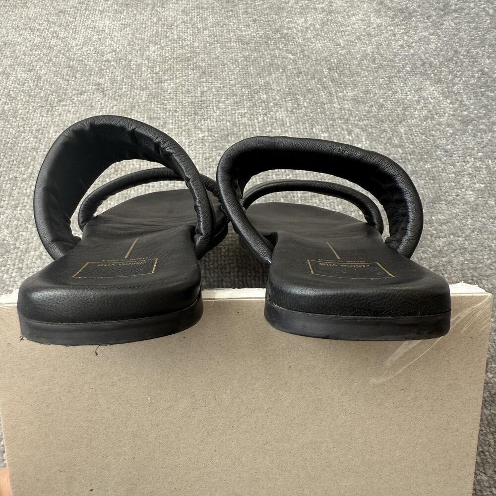 Dolce Vita Shoes Womens Size 9 Slide Sandals Made In Italy Double Strap Leather - Picture 9 of 9